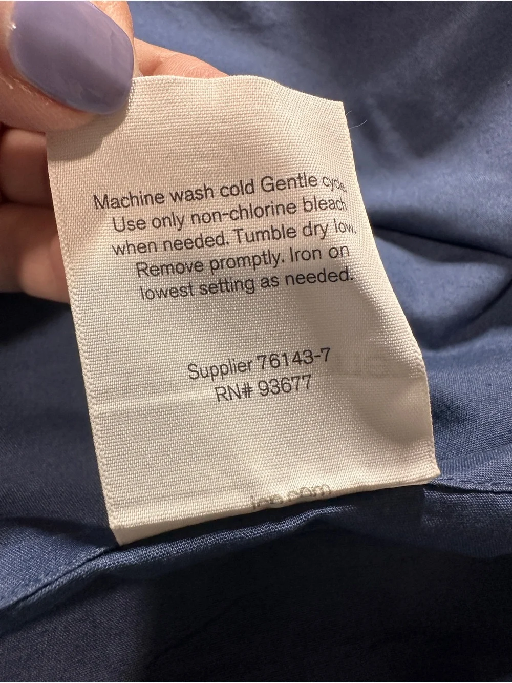 Pillow Shams Liz Claiborne Home Blue & White Cotton 36” Long X 21” Wide King